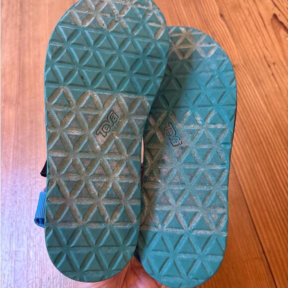 Teva original universal 90s multicolor double strap sandals SIZE 8 - Picture 5 of 6